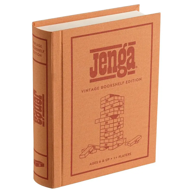 Jenga Vintage Bookshelf Edition Game 1