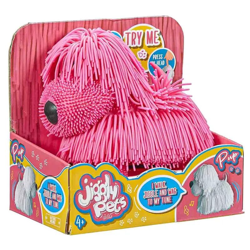 Jiggly Pets Pup Pink 1