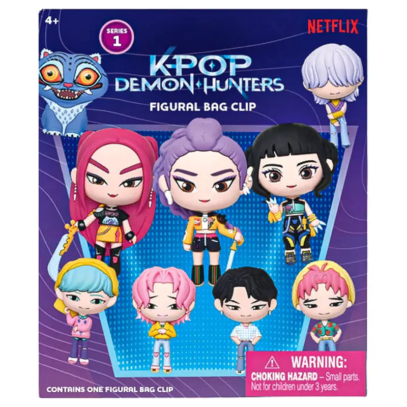K-Pop Demon Hunters Figural Bag Clip (Styles Vary) 1