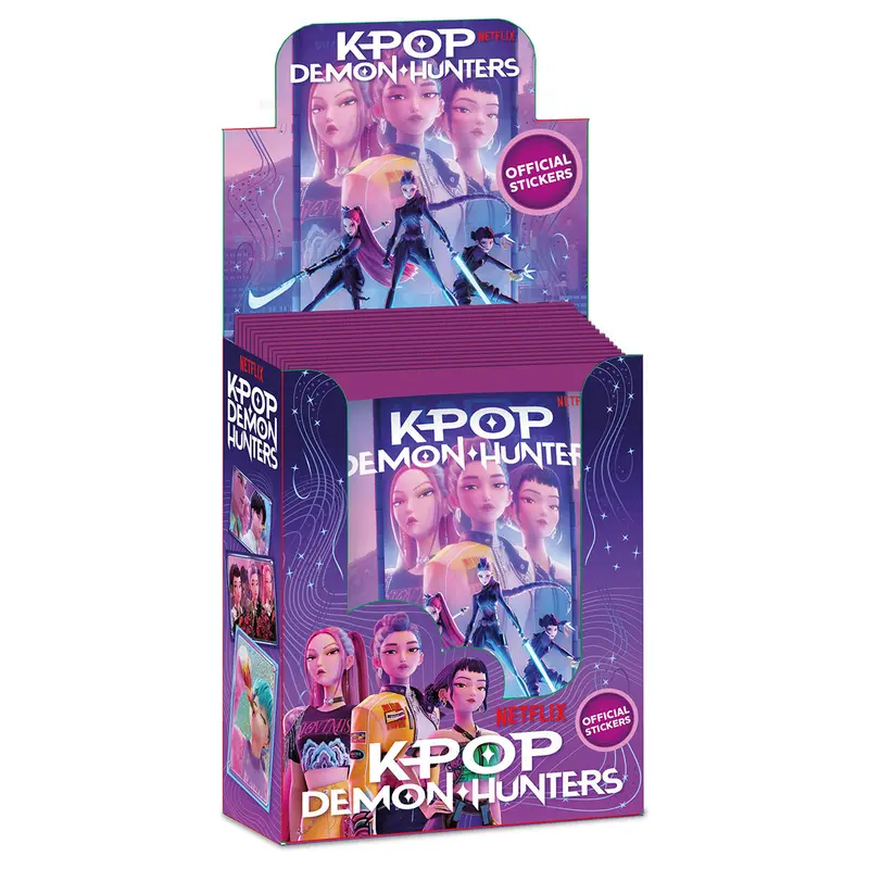 K-Pop Demon Hunters Official Stickers 40 Pack Box 1