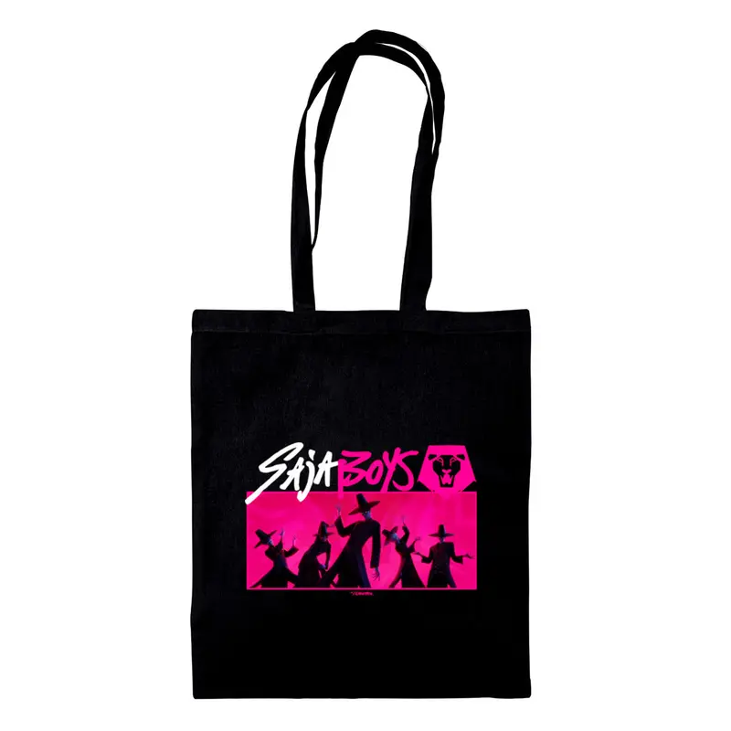 K-Pop Demon Hunters (Saja Boys) Black Tote Bag 1