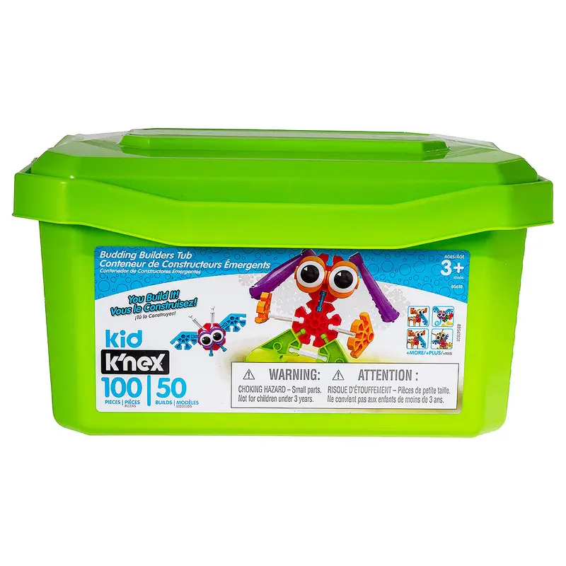 Kid K’Nex Budding Builders Tub (50 Models) 1