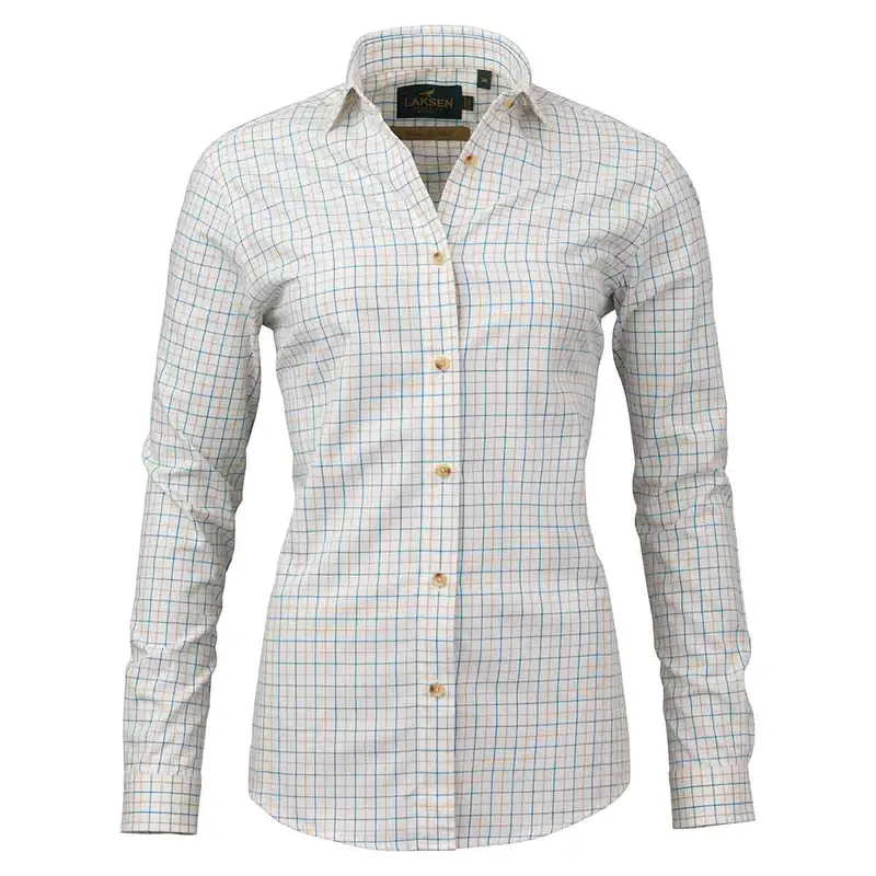 Laksen Amanda Cotton-Wool Women's Checked Shirt 1
