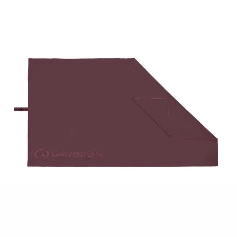 Lifeventure Recycled Softfibre Travel Towel Blackcurrant 2