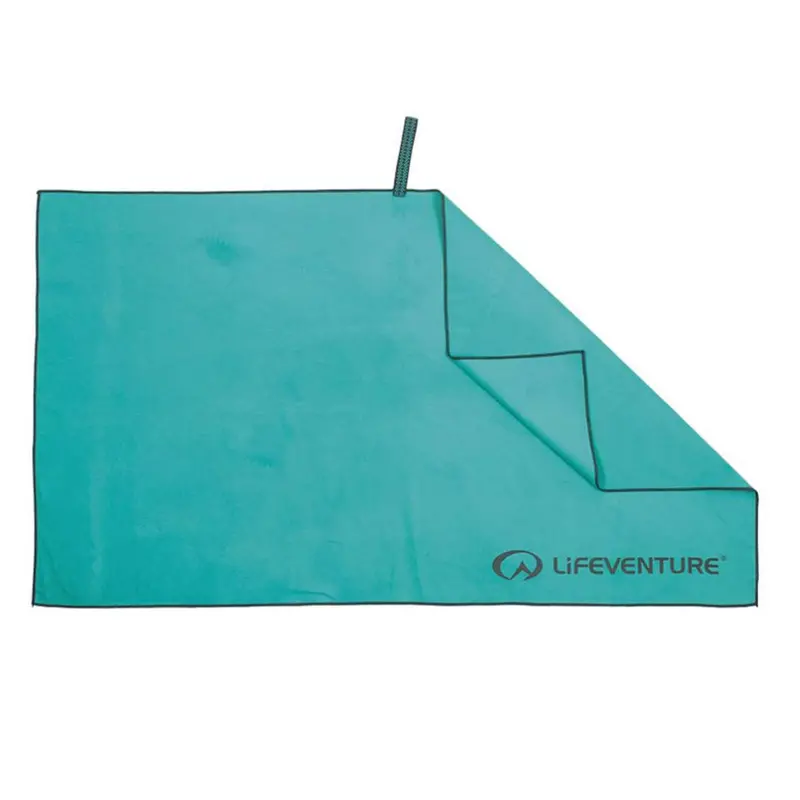Lifeventure Recycled Softfibre Travel Towel Teal 1