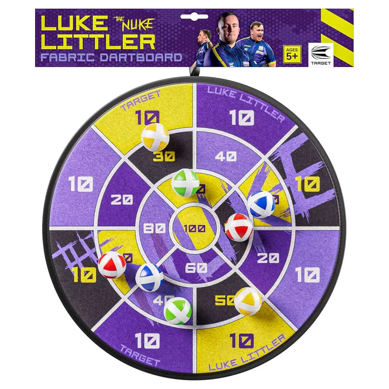 Luke 'The Nuke' Littler Fabric Dartboard Set 1