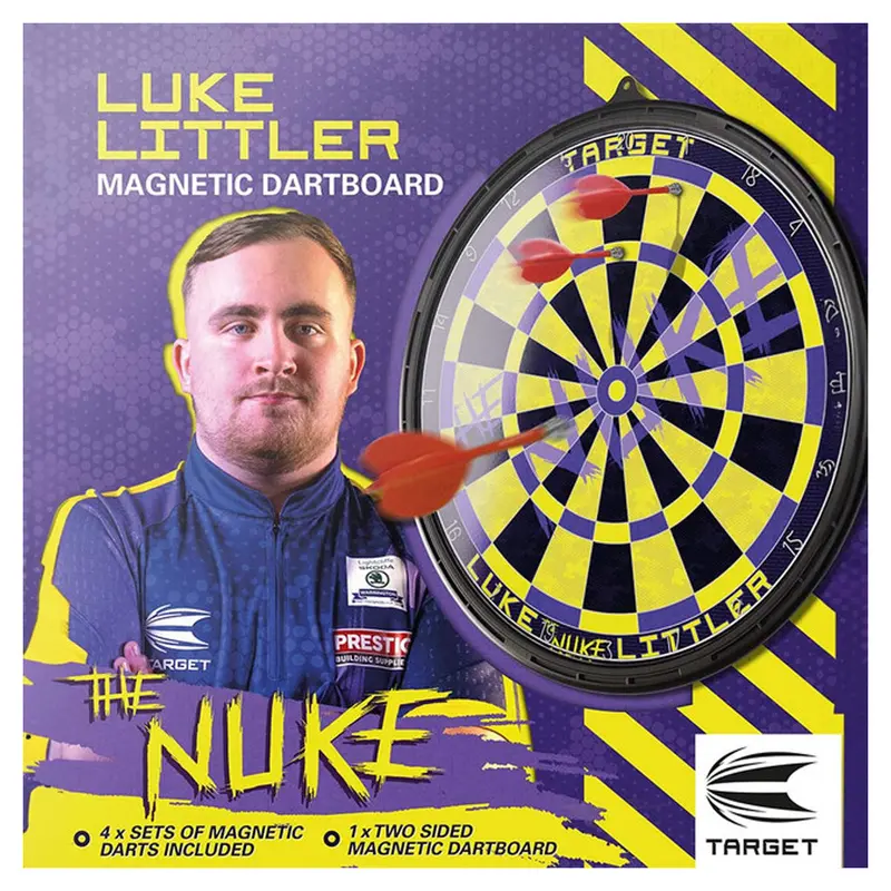 Luke 'The Nuke' Littler Magnetic Dartboard Set 1