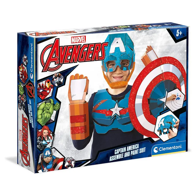 Marvel Avengers Captain America Assemble And Paint Suit 1