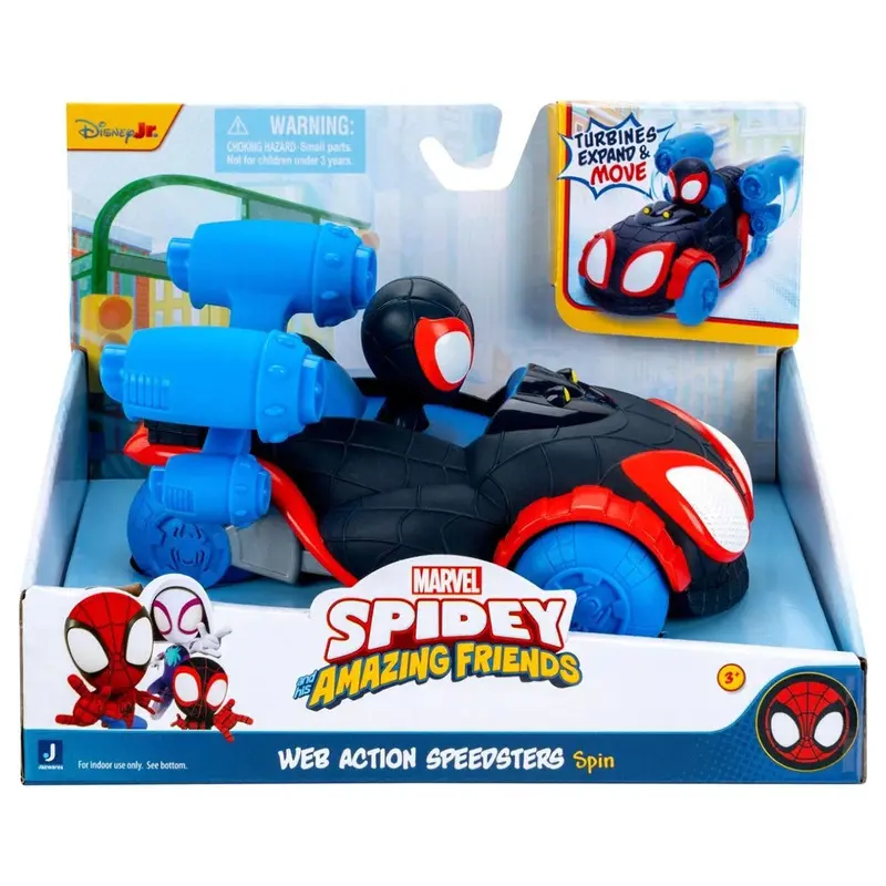 Marvel Spidey And His Amazing Friends: Web Action Speedsters Spin Vehicle 1