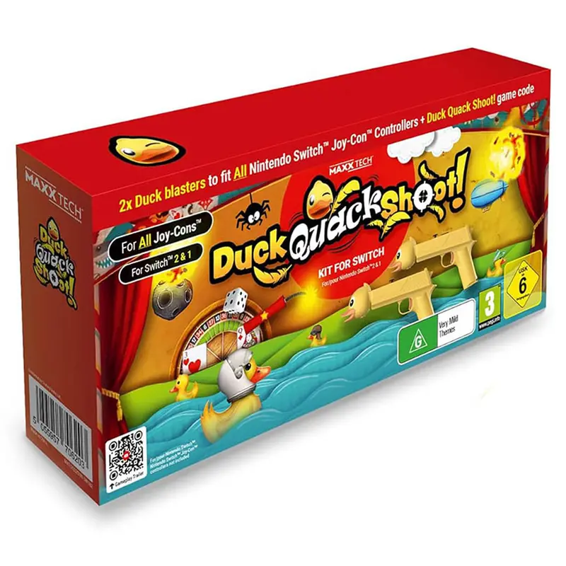 Maxx Tech Duck Quack Shoot! Kit For Nintendo Switch 2 & 1 Video Game 1