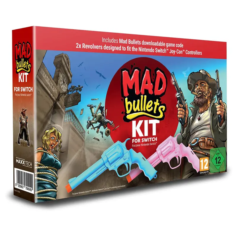 Maxx Tech Mad Bullets Kit For Nintendo Switch 1 Video Game 1