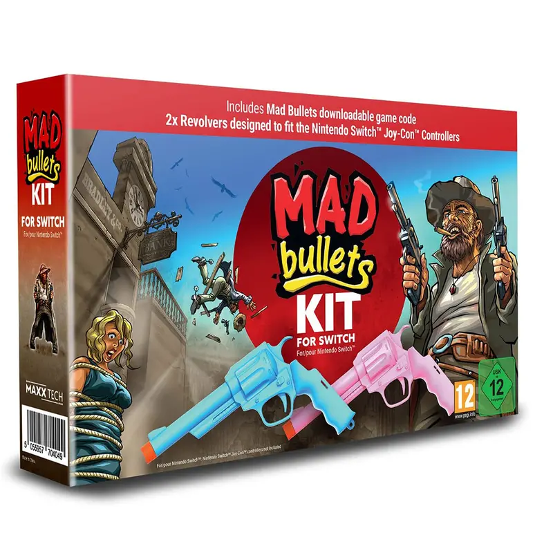 Maxx Tech Mad Bullets Kit For Nintendo Switch 2 & 1 Video Game 1