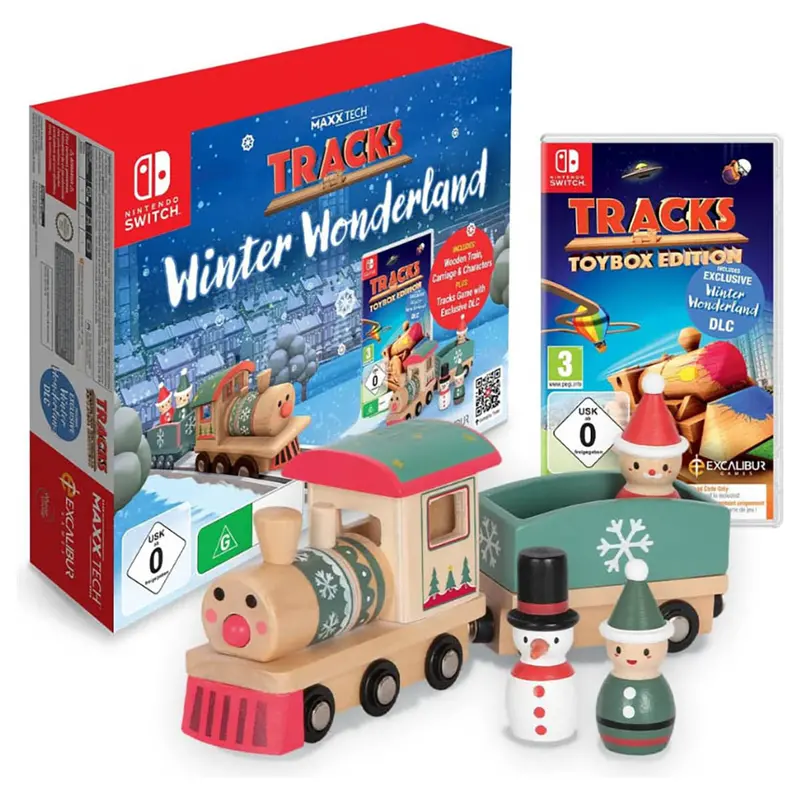 Maxx Tech Tracks Winter Wonderland Kit For Nintendo Switch 1