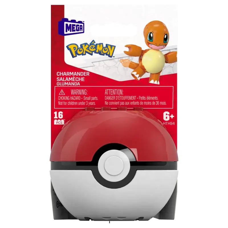 Mega Pokémon Charmander And Poké Ball Building Set 1