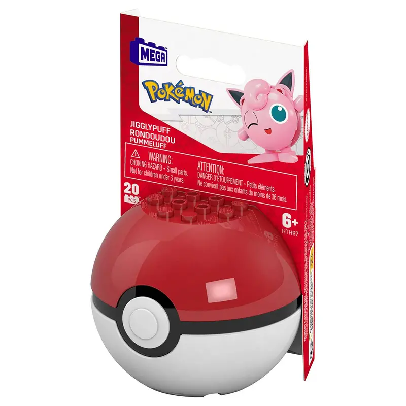 Mega Pokémon Jigglypuff And Poké Ball Building Set 1