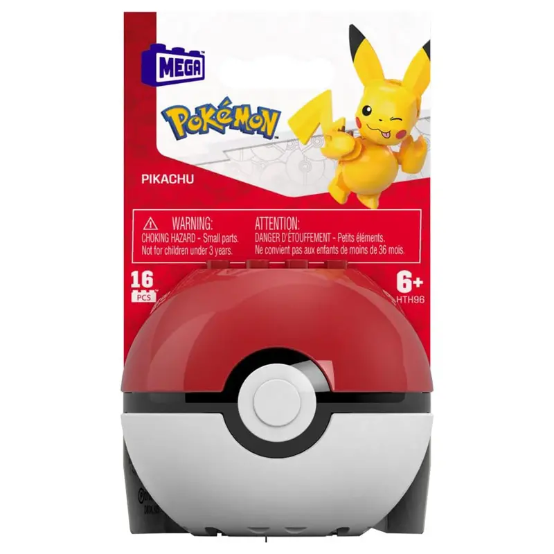 Mega Pokémon Pikachu And Poké Ball Building Set 1