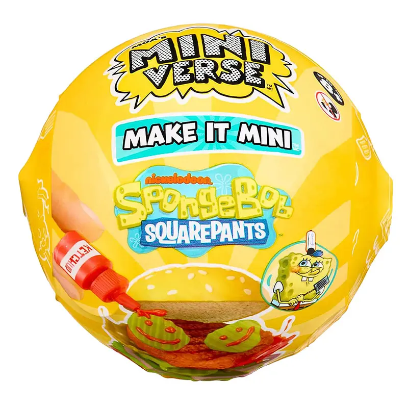 Mga's Miniverse Make It Mini Spongebob Squarepants Craft Kit (Styles Vary) 1