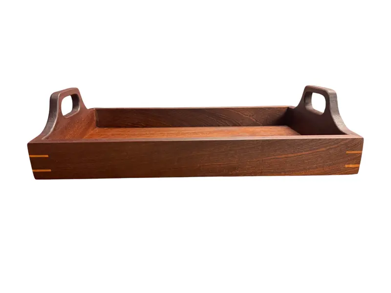 Mobile Bay Area Woodworking Large Walnut Serving Tray 1