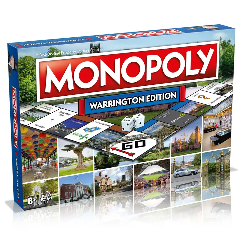 Monopoly Board Game Warrington Edition 1