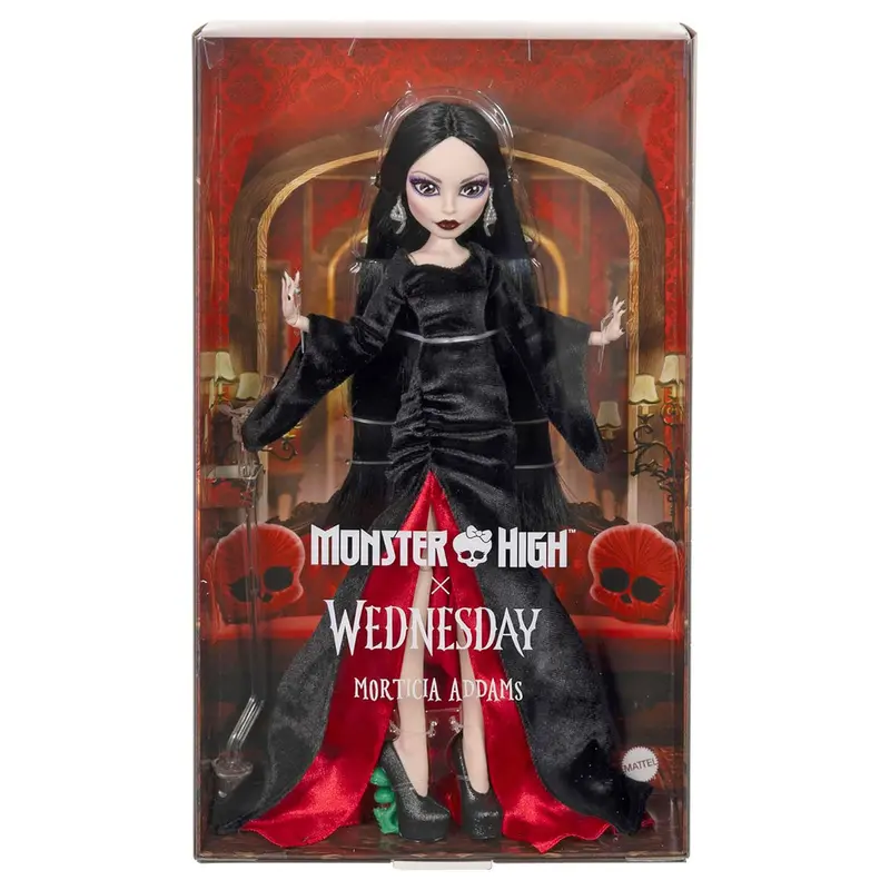 Monster High X Wednesday Morticia Addams Doll 1
