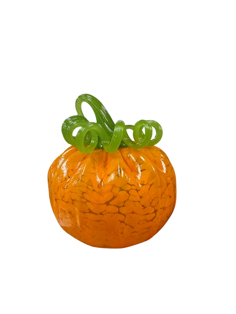 Muffinjaw Designs Large Speckled Orange Pumpkin 1