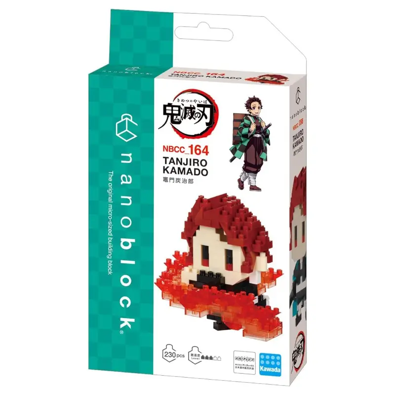 Nanoblock Demon Slayer: Kimetsu No Yaiba: Tanjiro Kamado Micro-Sized Building Set 1