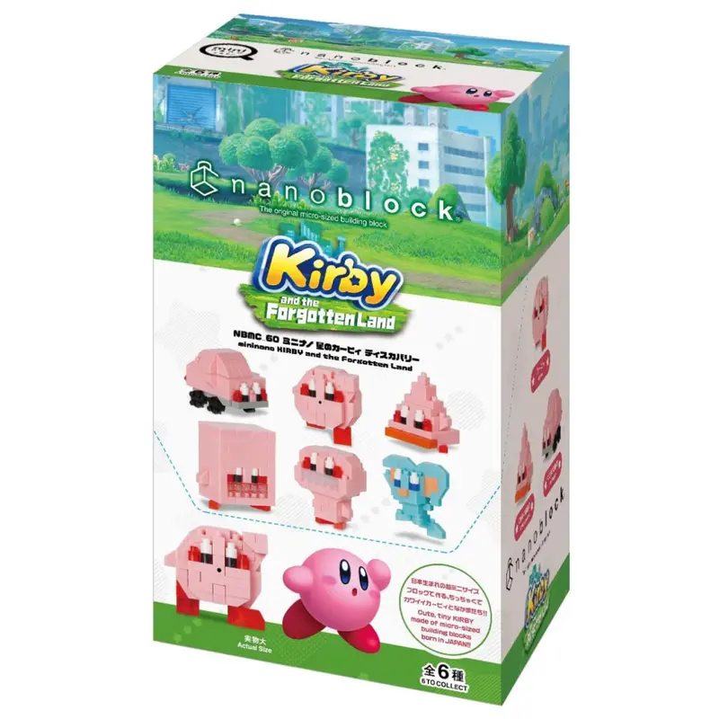 Nanoblock Kirby And The Forgotten Land Micro-Sized Building Set (Styles Vary) 1