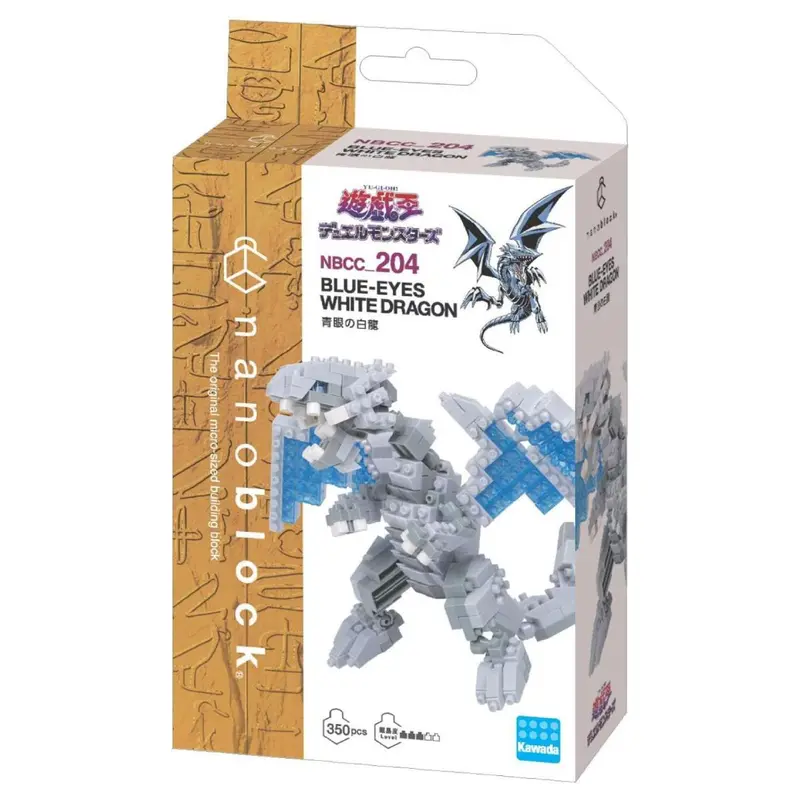 Nanoblock Yu-Gi-Oh! Blue Eyes White Dragon Micro-Sized Building Set 1