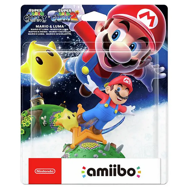 Nintendo Super Mario Galaxy Mario & Luma Amiibo Figure 1