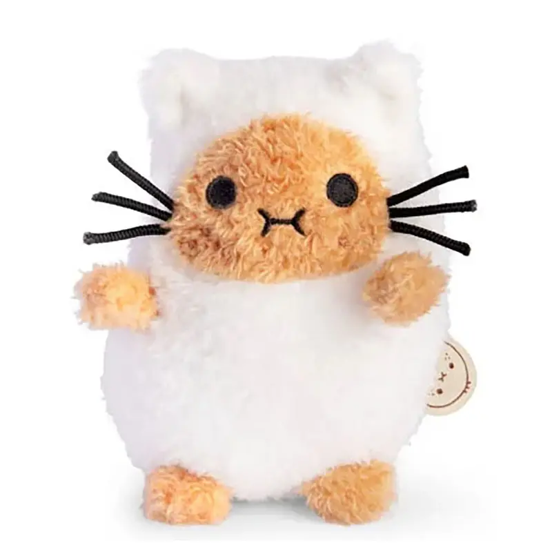 Noodoll White Kitty Ricespud Mini Sitting Plush 1