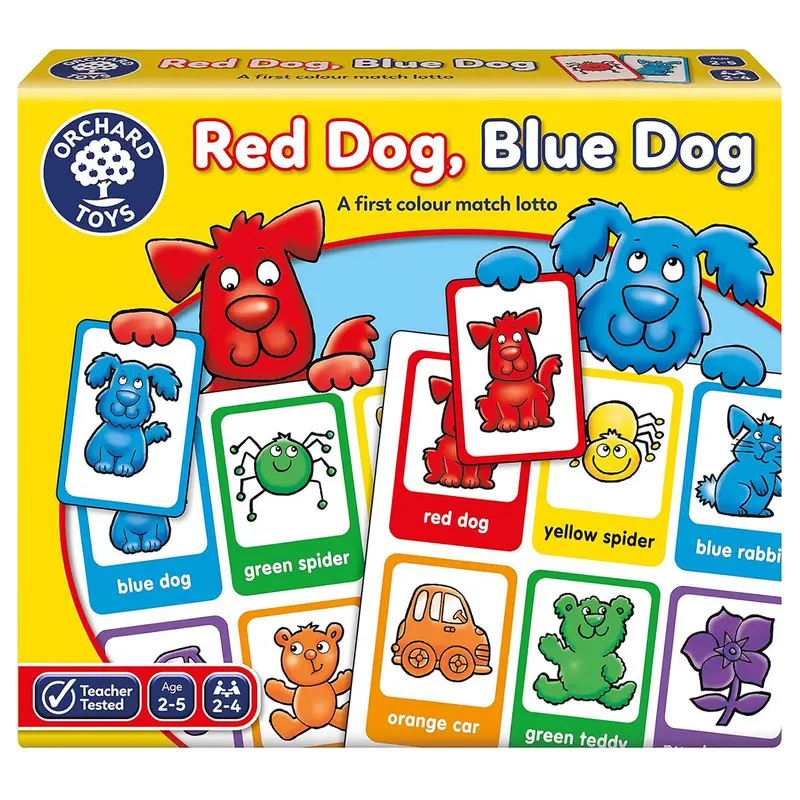 Orchard Toys Red Dog, Blue Dog Game 1