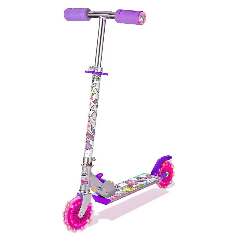 Ozbozz Unicorn Dreamland Light Up Scooter 1