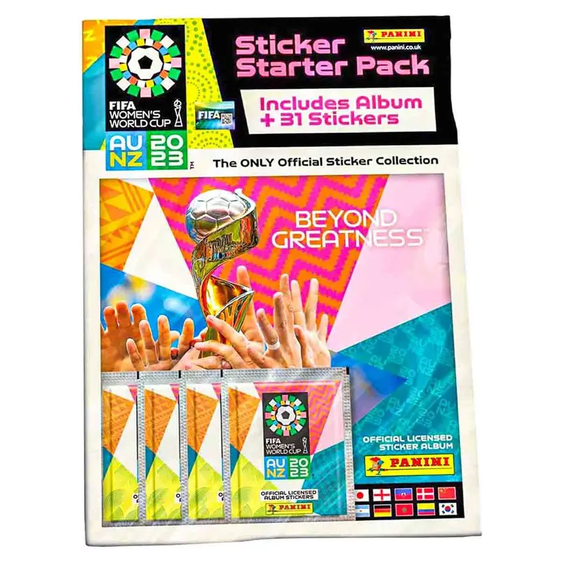 Panini Fifa Women's World Cup Au/Nz 2023 Sticker Starter Pack 1