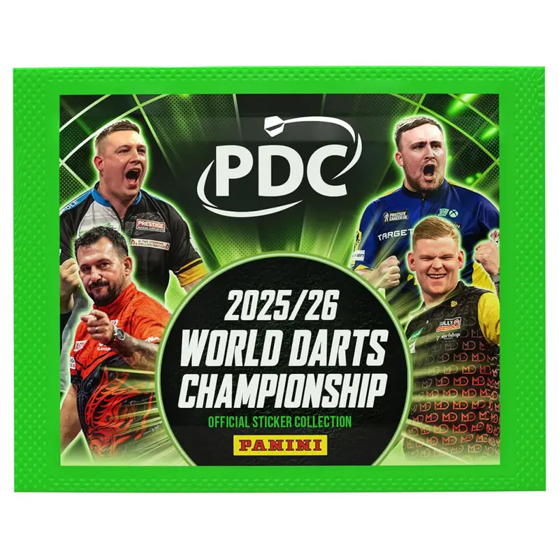 Panini Pdc 2025/26 World Darts Championship Sticker Collection Pack 1