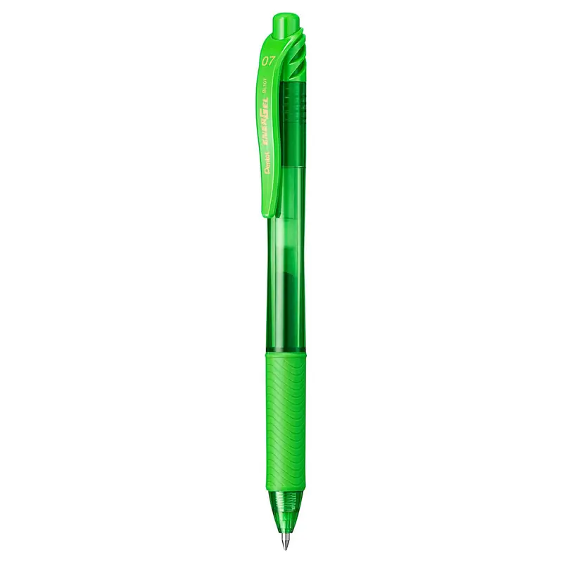 Pentel Energel X 0.7Mm Bl107 Lime Green Rollerball Pen 1