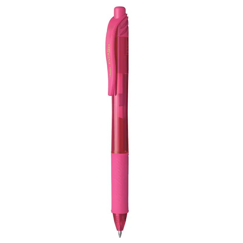 Pentel Energel X 0.7Mm Bl107 Pink Rollerball Pen 1