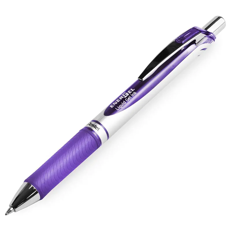 Pentel Energel Xm Bl77 Lilac Rollerball Pen 1