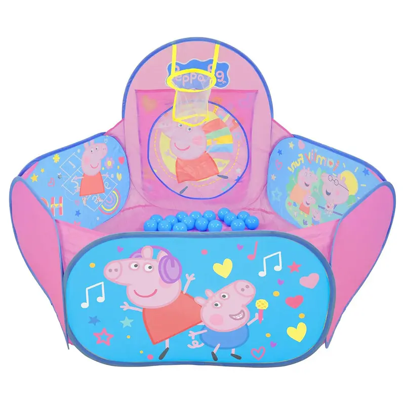 Peppa Pig Quick Up Activity Ball Pit & 20 Balls 1