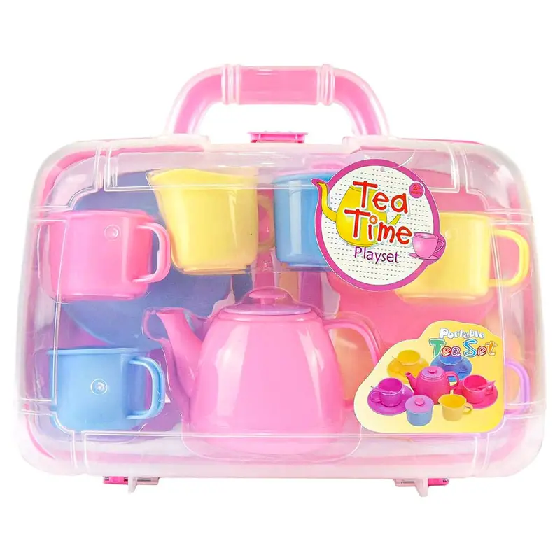 Peterkin Portable Tea Set Pastel Playset 1