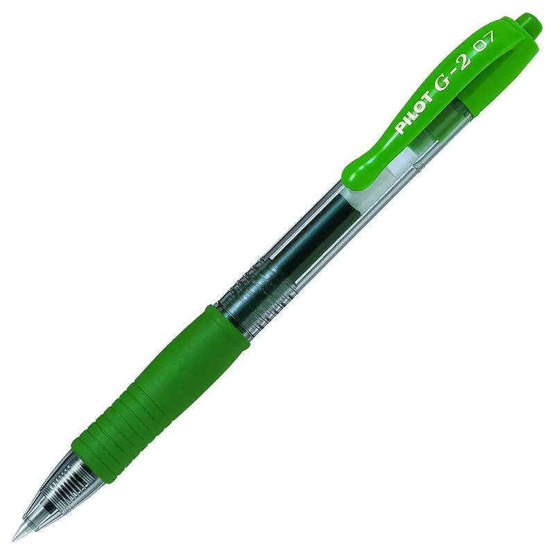 Pilot G-207 Dark Green Gel Ink M Pen 1