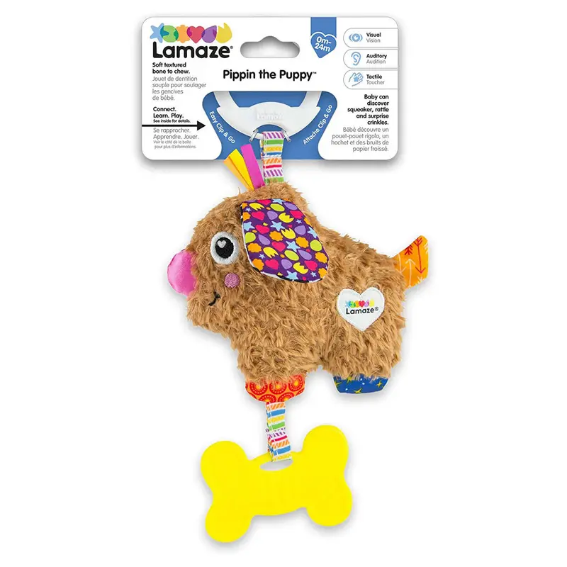 Pippin The Puppy Pushchair Clip On Toy 1