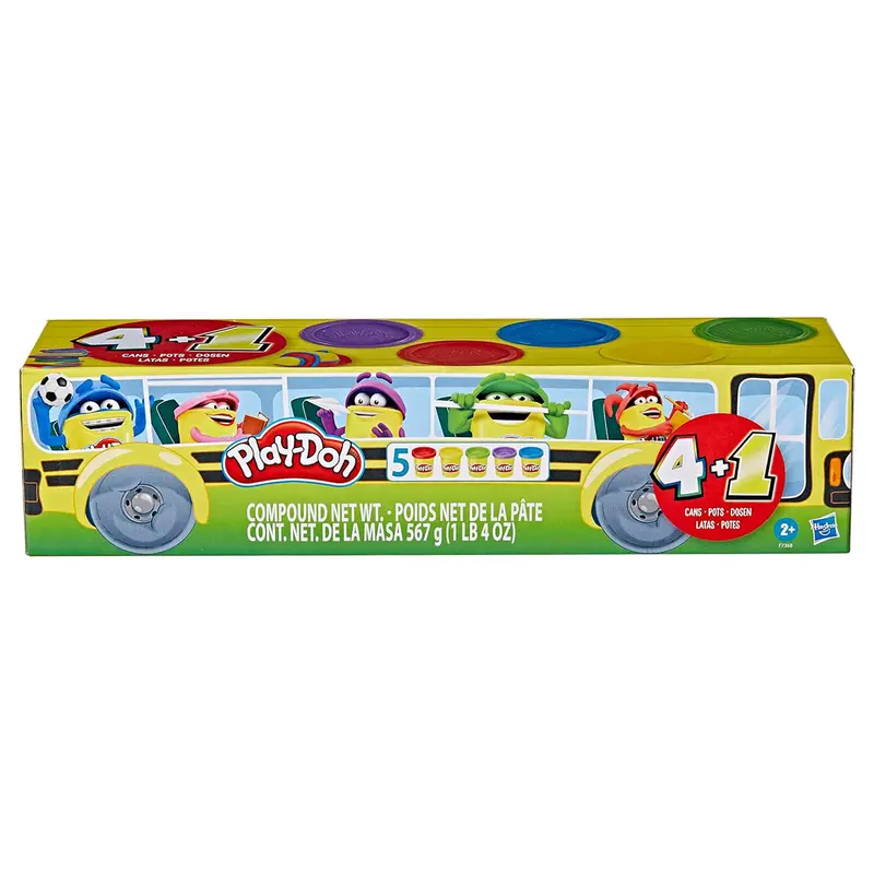Play-Doh Back To School Modelling Dough (5 Pack) 1