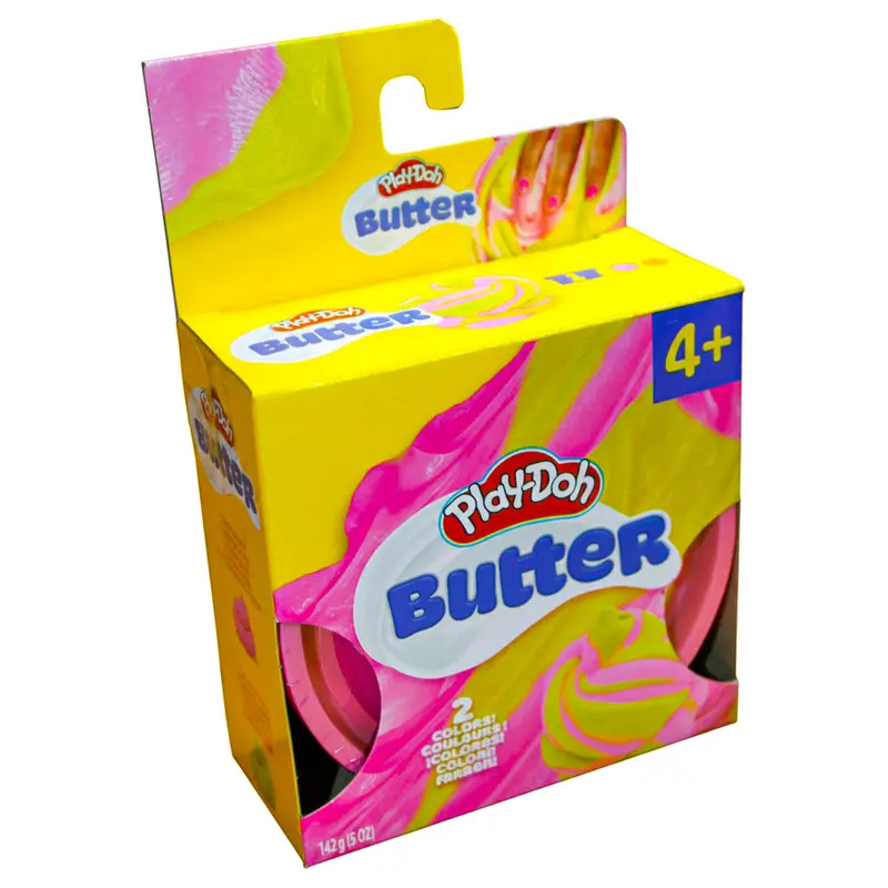 Play-Doh Butter Dough Pink & Yellow 1