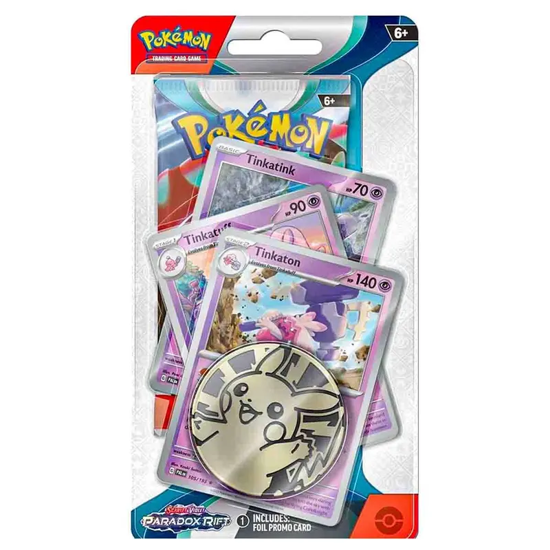 Pokémon Tcg: Scarlet & Violet 4: Paradox Rift: Checklane Display Tinkaton 1