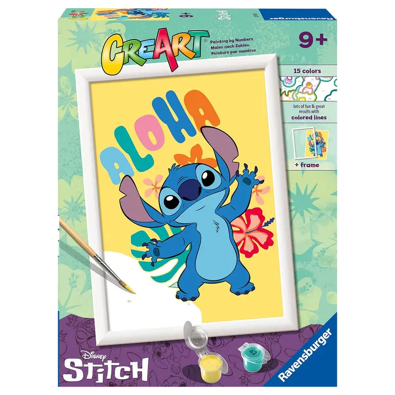 Ravensburger Creart Aloha Stitch Paint By Numbers Set 1