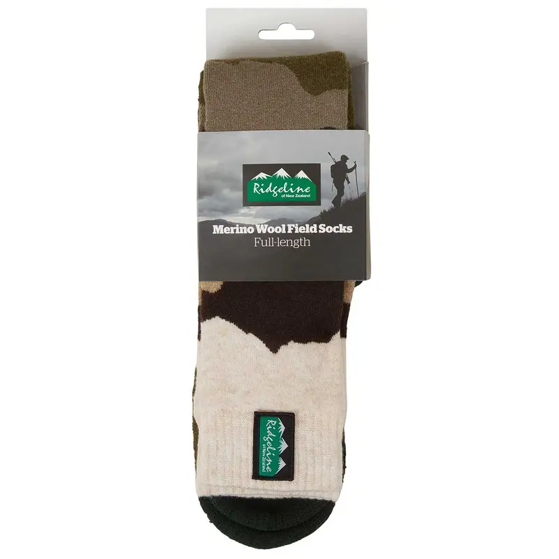Ridgeline Merino Wool Full Length Socks 1