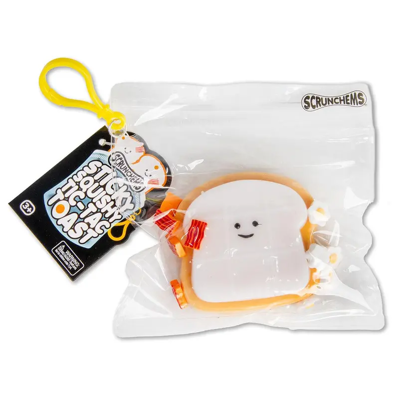 Scrunchems Squishy Tic-Tac Toast Fidget Toy 1