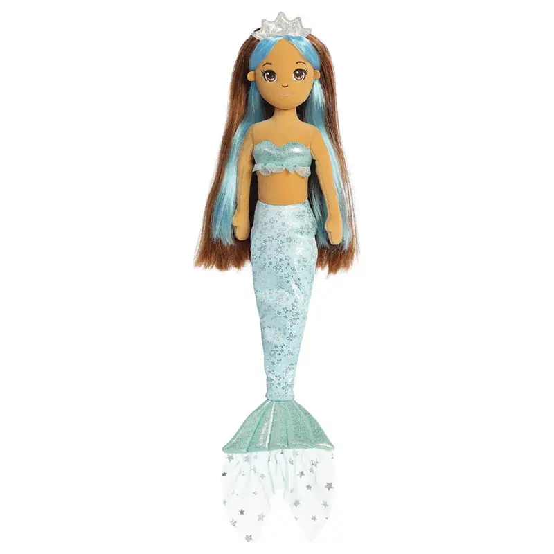 Sea Sparkles Aqua Estrella Mermaid 46Cm Soft Toy 1