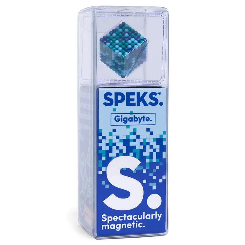 Speks Pixel Gigabyte Blue Spectacularly Magnetic Fidget Balls (14+) 1