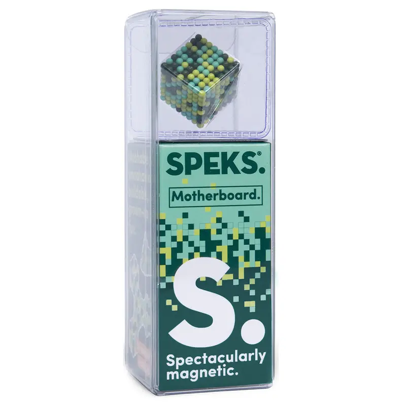 Speks Pixel Motherboard Green Spectacularly Magnetic Fidget Balls (14+) 1